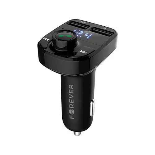 Forever TR-330 FM Transmitter és autós töltő 3.1A, 87.5MHz - 108MHz 15W