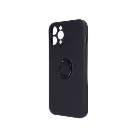 Finger Grip Apple iPhone 15 (6.1) ujjgyűrűs fekete TPU tok