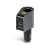 Forever CSS-04 szivargyújtó töltő 3x USB foglalattal LCD kijelzővel (Max 3x3.1A) Smart IC-vel 15W