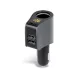 Forever CSS-04 szivargyújtó töltő 3x USB foglalattal LCD kijelzővel (Max 3x3.1A) Smart IC-vel 15W