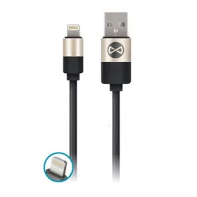   Forever Apple USB - Lightning (8Pin) fekete adatkábel 2A 1m (modern)