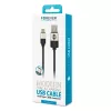 Forever Modern USB - Type-C fekete adatkábel 2A 1m