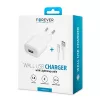Forever TC-01 hálózati töltőfej 1A Apple iPhone 8Pin lightning adatkábellel fehér 1,2m 5W