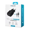 Forever TC-01 hálózati töltőfej 1A Apple iPhone 8Pin lightning adatkábellel fekete 1,2m 10W