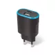 Forever TC-03 hálózati töltőfej 1x USB és 1x Type-C foglalattal 3.1A fekete (15W)