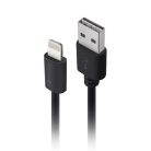 Forever M02 szivargyújtó töltő 1x USB csatlakozóval és Lightning kábellel, (Max 2A, 1,2m) 10W