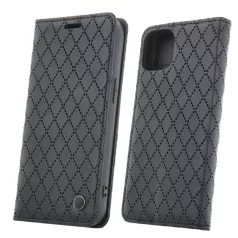   Smart Caro Samsung A405 Galaxy A40 (2019) oldalra nyíló mágneses könyvtok fekete