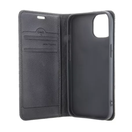Smart Caro Samsung A405 Galaxy A40 (2019) oldalra nyíló mágneses könyvtok fekete