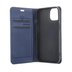   Smart Caro Xiaomi Redmi Note 12 4G oldalra nyíló mágneses könyvtok kék