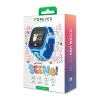 Forever KW-300 vízálló IP67 gyerek Bluetoothos okosóra GPS / Wifi nyomonkövetéssel, SOS segélyhívással kék