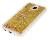 Liquid Glitter - Apple iPhone XR (6.1) arany szilikon tok