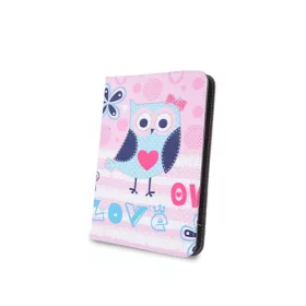   Univerzális 9-10" kinyitható tablet tok (Bagoly mintás)