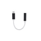 Forever Apple Lightning - 3,5 mm-es jack átalakító kábel fekete