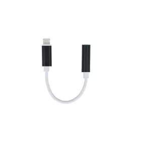   Forever Apple Lightning - 3,5 mm-es jack átalakító kábel fekete