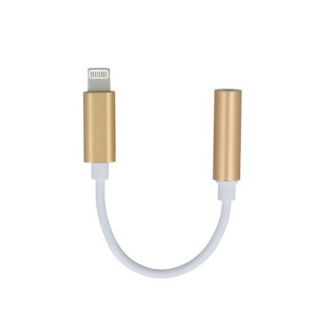 Forever Apple Lightning - 3,5 mm-es jack átalakító kábel arany