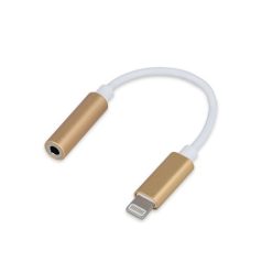  Forever Apple Lightning - 3,5 mm-es jack átalakító kábel arany