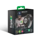 Forever GPS SW-600 okosóra Bluetooth 5.0 lépésszámlálóval, pulzusmérővel, fekete