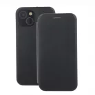 Forcell Elegance Huawei P30 Lite oldalra nyíló mágneses könyv tok szilikon belsővel fekete