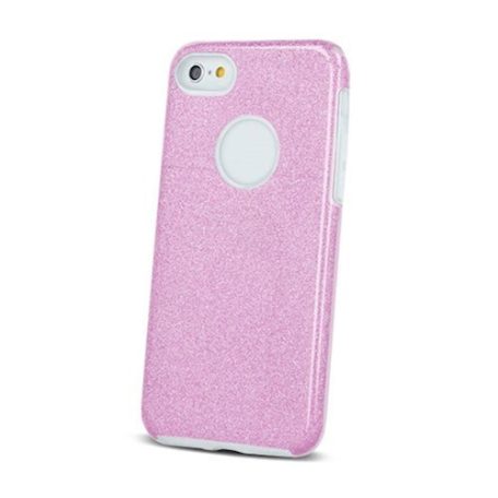 Shining Glitter tok - Huawei Y6S / Honor 8A / Y6 Prime 2019 pink csillogó tok