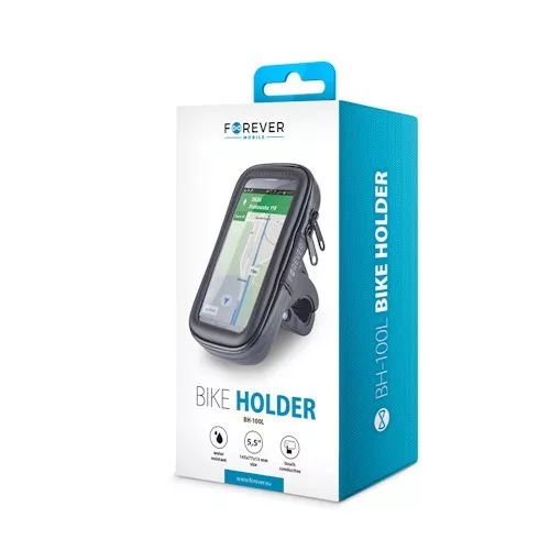 Forever BH-100 (XXL) univerzális vízálló telefontartó kerékpárra, motorra 6,5"-ig