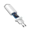 Forever TC-01 QC3.0 hálózati gyorstöltőfej USB csatlakozóval 3A fehér (18W)