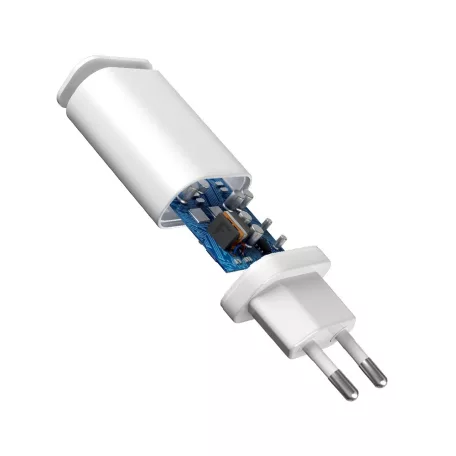 Forever TC-01 QC3.0 hálózati gyorstöltőfej USB csatlakozóval 3A fehér (18W)