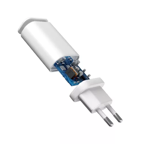 Forever TC-01 QC3.0 hálózati gyorstöltőfej USB csatlakozóval 3A fehér (18W)