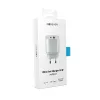 Forever QC3.0 hálózati gyorstöltőfej USB és Type-C csatlakozóval 4A fehér (20W)