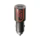 Forever Super Fast szivargyújtó töltő 1x USB és 1x Type-C foglalattal, Led háttérvilágíítással (Max 6A) 30W