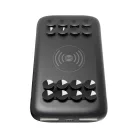 Forever power bank vezeték nélküli QI töltéssel 1x USB foglalattal 10000mAh fekete (1A) 5W