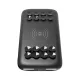 Forever power bank vezeték nélküli QI töltéssel 1x USB foglalattal 10000mAh fekete (1A) 5W