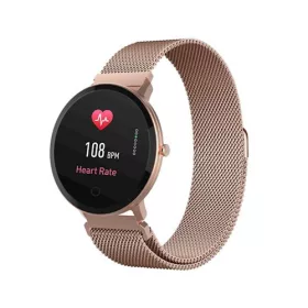   Forever SB-320 ForeVigo okosóra Bluetooth 4.2 lépésszámlálóval, pulzusmérővel, alvásfigyeléssel rozéarany