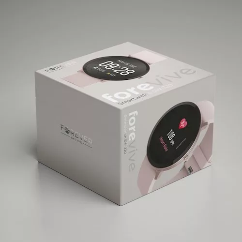 Forever SB-320 ForeVigo okosóra Bluetooth 4.2 lépésszámlálóval, pulzusmérővel, alvásfigyeléssel rozéarany