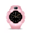Forever KW-400 gyerek Bluetoothos okosóra GPS / Wifi nyomonkövetéssel, SOS segélyhívással pink