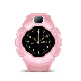   Forever KW-400 gyerek Bluetoothos okosóra GPS / Wifi nyomonkövetéssel, SOS segélyhívással pink