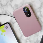 Forever power bank micro USB / Type-C / Lightning csatlakozóval 5000mAh pink (max 2A) 10W