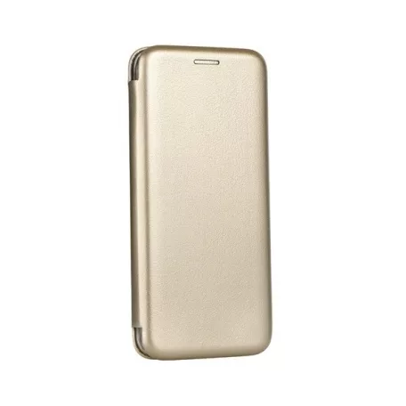Forcell Elegance LG K20 (2019) oldalra nyíló mágneses könyv tok szilikon belsővel arany