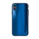 Rainbow szilikon tok üveg hátlappal - Huawei P Smart Z / Y9 Prime (2019) / Honor 9X kék
