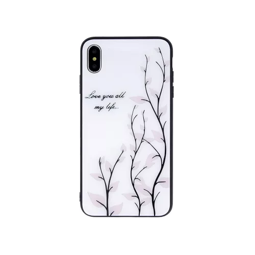 Magic glass - Apple iPhone 11 Pro (5.8) 2019 szilikon tok üveg hátlappal