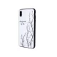 Magic glass - Apple iPhone XR (6.1) szilikon tok üveg hátlappal