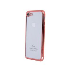   Ultra Hybrid Apple iPhone 11 Pro Max (6.5) 2019 átlátszó vékony szilikon tok rozéarany kerettel