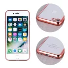 Ultra Hybrid Apple iPhone 11 Pro Max (6.5) 2019 átlátszó vékony szilikon tok rozéarany kerettel