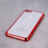 Ultra Hybrid Apple iPhone 11 Pro Max (6.5) 2019 átlátszó vékony szilikon tok piros kerettel