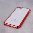Ultra Hybrid Apple iPhone 11 Pro Max (6.5) 2019 átlátszó vékony szilikon tok piros kerettel