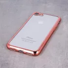Ultra Hybrid Samsung A105 Galaxy A10 / M10 (2019) átlátszó vékony szilikon tok rozéarany kerettel