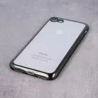 Ultra Hybrid Samsung A405 Galaxy A40 (2019) átlátszó vékony szilikon tok zöld kerettel