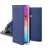 Smart magnet Xiaomi Mi Note 10 / Mi Note 10 Pro / Mi CC9 Pro oldalra nyíló mágneses könyv tok szilikon belsővel sötétkék