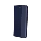 Smart Senso Xiaomi Redmi Note 8T oldalra nyíló könyv tok szilikon belsővel kék
