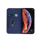 Smart Senso Xiaomi Redmi Note 8T oldalra nyíló könyv tok szilikon belsővel kék