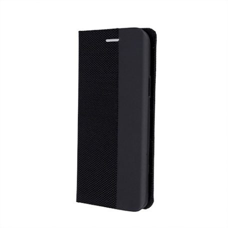 Smart Senso Samsung A515 Galaxy A51 (2020) oldalra nyíló könyv tok szilikon belsővel fekete